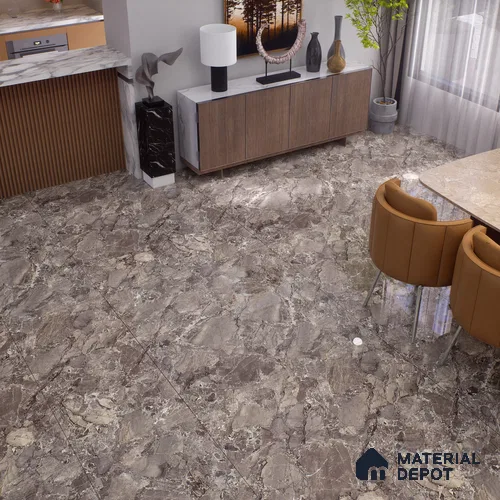 TL 00831 Fontana Choco 1200x600 mm Random Face Endless Glossy Finish Vitrified Wall & Floor Tile - 9 mm