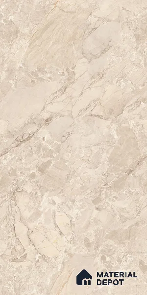 TL 00830 Fontana Crema 1200x600 mm Random Face Endless Glossy Finish Vitrified Wall & Floor Tile - 9 mm