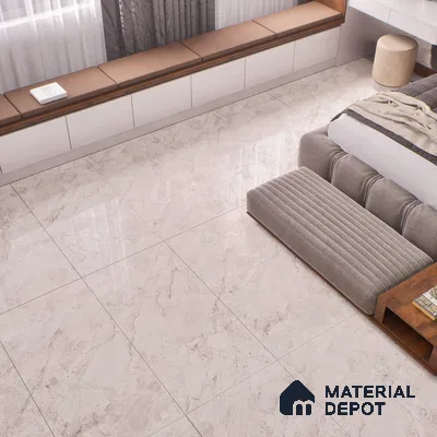 TL 00830 Fontana Crema 1200x600 mm Random Face Endless Glossy Finish Vitrified Wall & Floor Tile - 9 mm