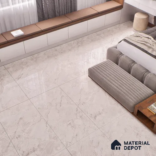 TL 00830 Fontana Crema 1200x600 mm Random Face Endless Glossy Finish Vitrified Wall & Floor Tile - 9 mm