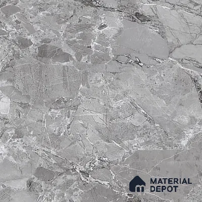 TL 00829 Fontana Silver 1200x600 mm Random Face Endless Glossy Finish Vitrified Wall & Floor Tile - 9 mm (Sample)
