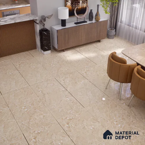 TL 02159 Midas Beige 1200x600 mm Random Face Endless Glossy Finish Vitrified Wall & Floor Tile - 9 mm