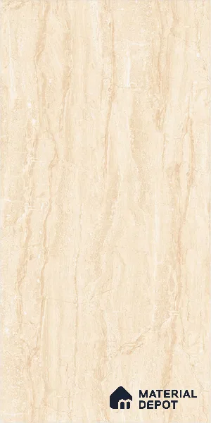 TL 00826 Limestone Light 1200x600 mm Glossy Finish Vitrified Wall & Floor Tile - 9 mm (Sample)