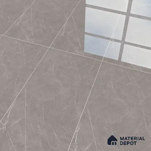 TL 00821 Nexo Grey 1200x600 mm Glossy Finish Vitrified Wall & Floor Tile - 9 mm