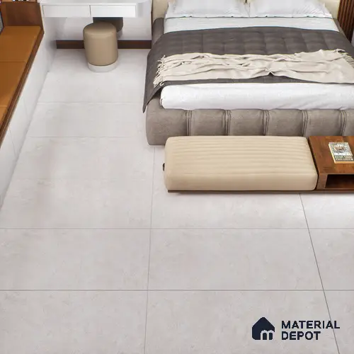 TL 00943 Orra Bianco 1200x600 mm Random Face Matte Finish Vitrified Wall & Floor Tile - 9 mm