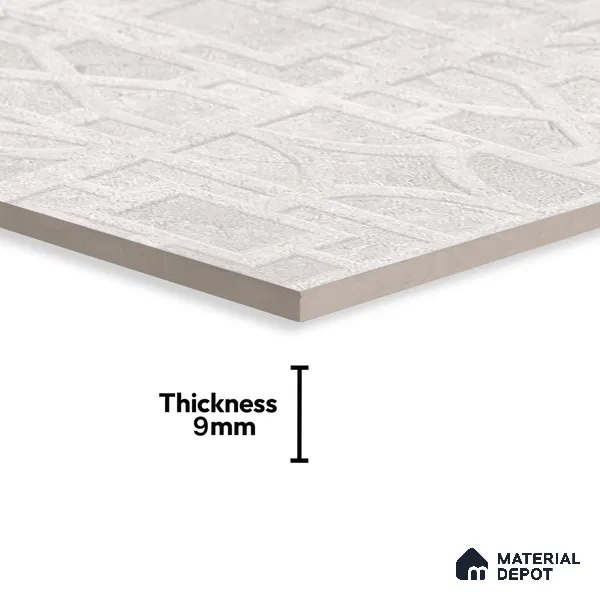 TL 00790 Orra Bianco Spenza 1200x600 mm Punch Matte Finish Vitrified Wall & Floor Tile - 9 mm
