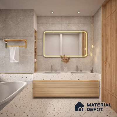 TL 00792 Orra Earth 1200x600 mm Random Face Matte Finish Vitrified Wall & Floor Tile - 9 mm (Sample)