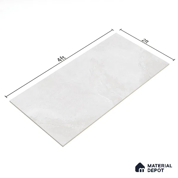 TL 00787 Rossato Bianco 1200x600 mm Matte Finish Vitrified Wall & Floor Tile - 9 mm (Sample)