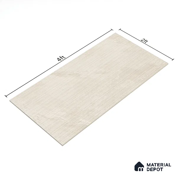 TL 00793 Rossato Crema Decor 1200x600 mm Random Face Punch Matte Finish Vitrified Wall & Floor Tile - 9 mm (Sample)