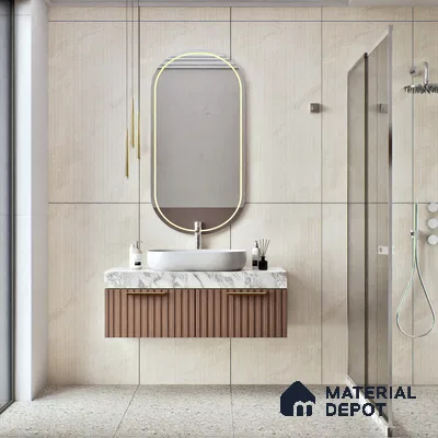 TL 00793 Rossato Crema Decor 1200x600 mm Random Face Punch Matte Finish Vitrified Wall & Floor Tile - 9 mm (Sample)