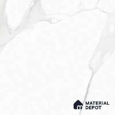 TL 00817 Statuario White 1200x600 mm Random Face Glossy Finish Vitrified Wall & Floor Tile - 9 mm (Sample)
