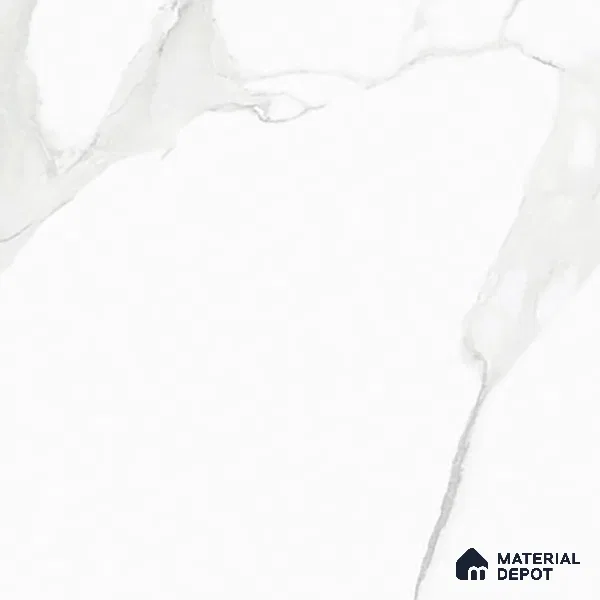TL 00817 Statuario White 1200x600 mm Random Face Glossy Finish Vitrified Wall & Floor Tile - 9 mm (Sample)