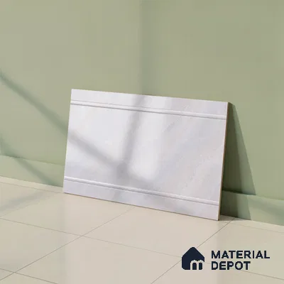 Budget Friendly Marble Wall Tile Value For Money TL 01881 C  18 x 12 inch - Ceramic Glossy Finish -6 mm  | Suitable for Kitchen & Bathroom