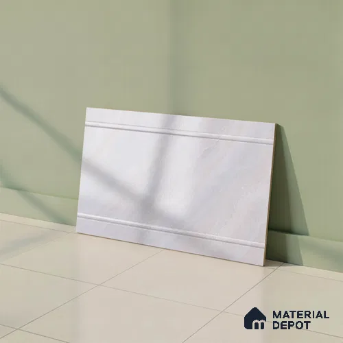 Budget Friendly Marble Wall Tile Value For Money TL 01881 C 18 x 12 inch - Ceramic Glossy Finish -6 mm | Suitable for Kitchen & Bathroom