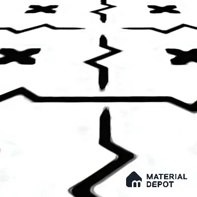 Moroccan Floor & Wall Tile TL 06071 Verona 200 x 200 mm Vitrified Matte Finish - 9 mm | Ideal For Living Room, Bathroom, Kitchen | 2 mm Spacer is Mandatory | Please Expect a Slight Variation of Pattern