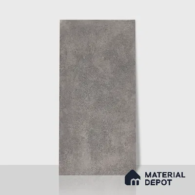 Cement Floor & Wall Tile TL 06097 C Inferno Graphite 4 ft x 2 ft Vitrified Glitter Matte Finish - 9 mm | 6 Random Design | Suitable For Living Room, Bedroom, Bathroom, Kitchen (Sample)