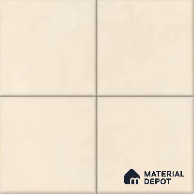 Moroccan Floor & Wall Tile TL 05443 Morissa Crema Avorio 1 ft x 1 ft Ceramic Matte Finish - 7.5 mm | Random Design | Suitable for Living Room, Bedroom, Bathroom, Kitchen & Balcony (Sample)
