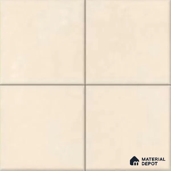 Moroccan Floor & Wall Tile TL 05443 Morissa Crema Avorio 1 ft x 1 ft Ceramic Matte Finish - 7.5 mm | Random Design | Suitable for Living Room, Bedroom, Bathroom, Kitchen & Balcony (Sample)