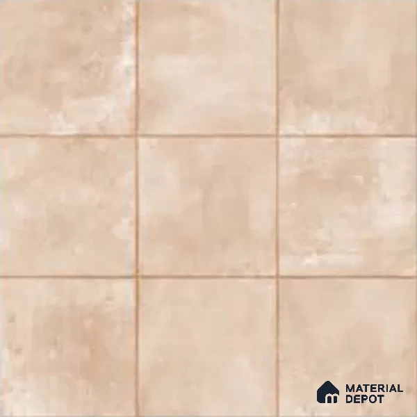 Rustic Floor & Wall Tile TL 05420 Morissa Desert Umber 1 ft x 1 ft Ceramic Matte Finish - 7.5 mm | Random Design | Suitable for Living Room, Bedroom, Bathroom, Kitchen & Balcony (Sample)