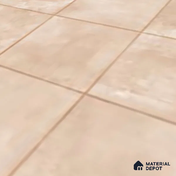 Rustic Floor & Wall Tile TL 05420 Morissa Desert Umber 1 ft x 1 ft Ceramic Matte Finish - 7.5 mm | Random Design | Suitable for Living Room, Bedroom, Bathroom, Kitchen & Balcony (Sample)