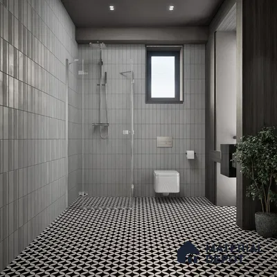 Moroccan Floor & Wall Tile TL 05432 Morissa Monochrome Petal 1 ft x 1 ft Ceramic Matte Finish - 7.5 mm | Suitable for Bathroom, Kitchen, Balcony (Sample)