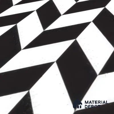 Moroccan Floor & Wall Tile TL 05439 Morissa Monochrome Rey 1 ft x 1 ft Ceramic Matte Finish - 7.5 mm | Suitable for Bathroom, Kitchen, Balcony | Please Expect a Slight Variation of Pattern