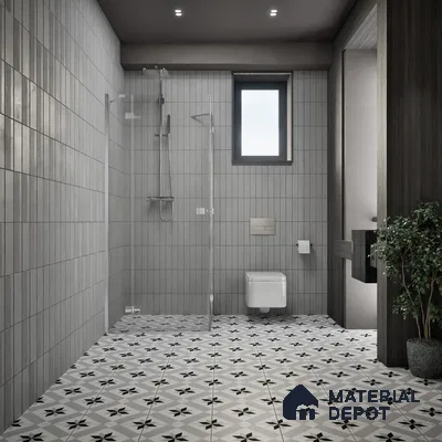 Moroccan Floor & Wall Tile TL 05044 Morissa Astral Kasbah 1 ft x 1 ft Ceramic Matte Finish - 7.5 mm | Suitable for Bathroom, Kitchen,  Balcony | Please Expect a Slight Variation of Pattern (Sample)