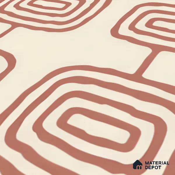 Moroccan Wall & Floor Tile TL 05082 Bauhaus Beige Box 1 ft x 1 ft Ceramic Matte Finish - 9 mm | Suitable for Bathroom, Kitchen & Balcony | Please Expect a Slight Variation of Pattern