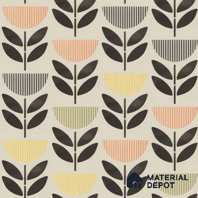 Moroccan Wall Tile Tile TL 05075 Morissa Black Plant Pot 1 ft x 1 ft Ceramic Matte Finish - 8 mm | Suitable for Bathroom, Kitchen & Balcony | Please Expect a Slight Variation of Pattern (Sample)