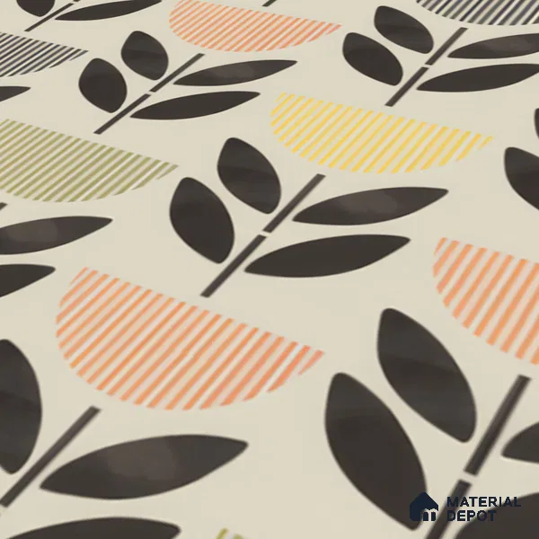Moroccan Wall Tile Tile TL 05075 Morissa Black Plant Pot 1 ft x 1 ft Ceramic Matte Finish - 8 mm | Suitable for Bathroom, Kitchen & Balcony | Please Expect a Slight Variation of Pattern (Sample)