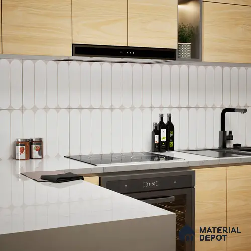 Moroccan Wall Tile TL 05081 B Bauhaus Beige Frost 1 ft x 1 ft Ceramic Matte Finish - 9 mm | Suitable for Bathroom, Kitchen & Balcony | Please Expect a Slight Variation of Pattern