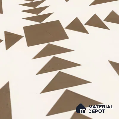 Moroccan Floor & Wall Tile TL 05048 Morissa Geometric Beige 1 ft x 1 ft Ceramic Matte Finish - 7.5 mm | Suitable for Bathroom, Kitchen, Balcony (Sample)