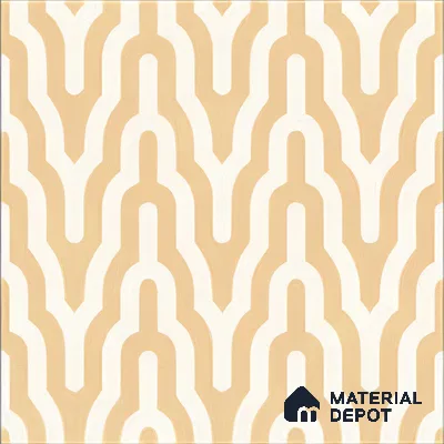 Moroccan Floor & Wall Tile TL 05087 B Bauhaus Ivory Sunset 1 ft x 1 ft Ceramic Matte Finish - 9 mm | Suitable for Bathroom, Kitchen,  Balcony | Please Expect a Slight Variation of Pattern