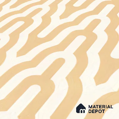 Moroccan Floor & Wall Tile TL 05087 B Bauhaus Ivory Sunset 1 ft x 1 ft Ceramic Matte Finish - 9 mm | Suitable for Bathroom, Kitchen,  Balcony | Please Expect a Slight Variation of Pattern