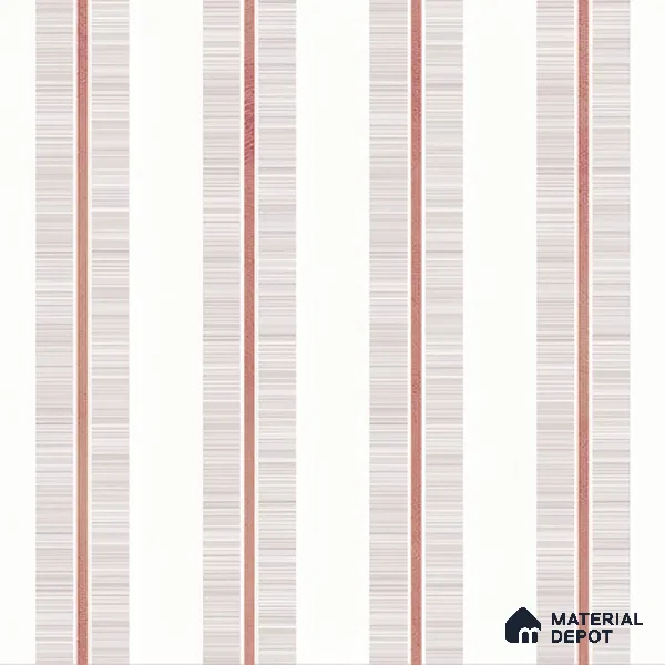 Moroccan Floor & Wall Tile TL 05056 Morissa Metallic Bronze Line 1 ft x 1 ft Ceramic Matte Finish - 8 mm | Suitable for Bathroom, Kitchen, Basin Area | Please Expect a Slight Variation of Pattern