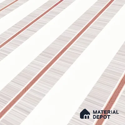 Moroccan Floor & Wall Tile TL 05056 Morissa Metallic Bronze Line 1 ft x 1 ft Ceramic Matte Finish - 8 mm | Suitable for Bathroom, Kitchen, Basin Area | Please Expect a Slight Variation of Pattern