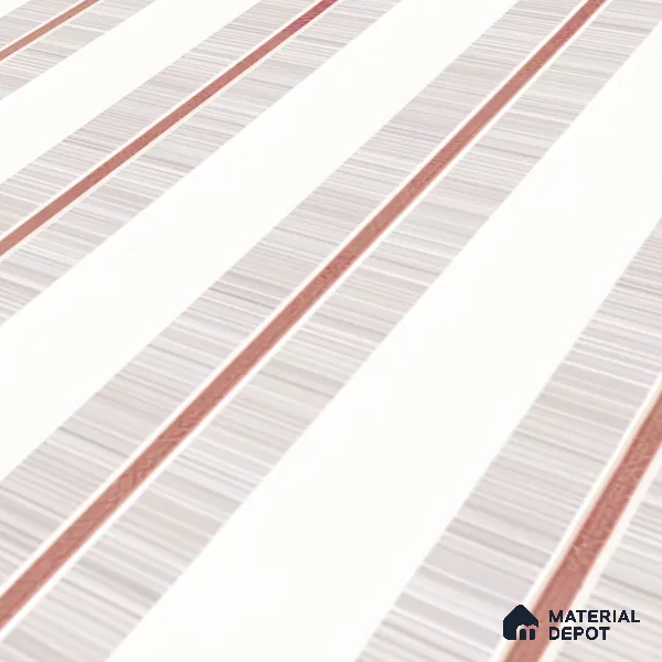 Moroccan Floor & Wall Tile TL 05056 Morissa Metallic Bronze Line 1 ft x 1 ft Ceramic Matte Finish - 8 mm | Suitable for Bathroom, Kitchen, Basin Area | Please Expect a Slight Variation of Pattern