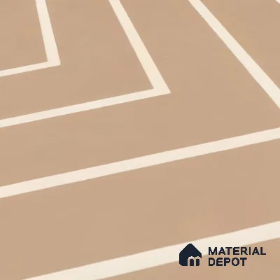 Moroccan Floor & Wall Tile TL 05049 Morissa Sahara Chevron 1 ft x 1 ft Ceramic Matte Finish - 7.5 mm | Suitable for Bathroom, Kitchen,  Balcony | Please Expect a Slight Variation of Pattern (Sample)