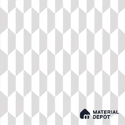 Moroccan Floor & Wall Tile TL 05063 Morissa White 3D Hexa 1 ft x 1 ft Ceramic Matte Finish - 8 mm | Suitable for Bathroom, Kitchen, Basin Area | Please Expect a Slight Variation of Pattern