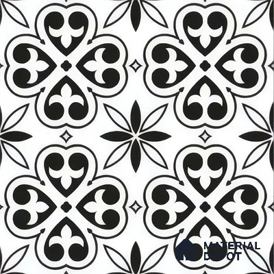 Moroccan Tile TL 05180 Zellige Medina Eclipse Multi Colour 1 ft x 1 ft Vitrified Matte Finish - 9 mm | Suitable for Kitchen, Bathroom, Balcony Floor & Wall | Please Expect a Slight Variation of Pattern (Sample)
