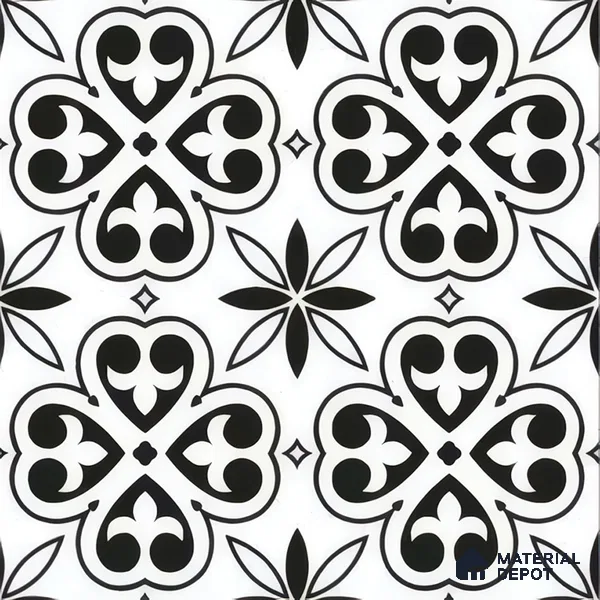 Moroccan Tile TL 05180 Zellige Medina Eclipse Multi Colour 1 ft x 1 ft Vitrified Matte Finish - 9 mm | Suitable for Kitchen, Bathroom, Balcony Floor & Wall | Please Expect a Slight Variation of Pattern (Sample)