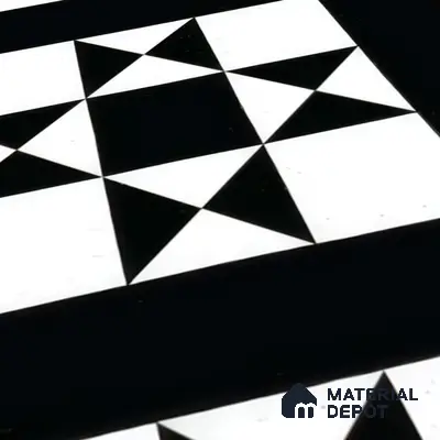 Moroccan Tile TL 05176 Zellige Monochrome Star Multi Colour 1 ft x 1 ft Vitrified Matte Finish - 9 mm | Suitable for Kitchen, Bathroom, Balcony Floor & Wall | Please Expect a Slight Variation of Pattern
