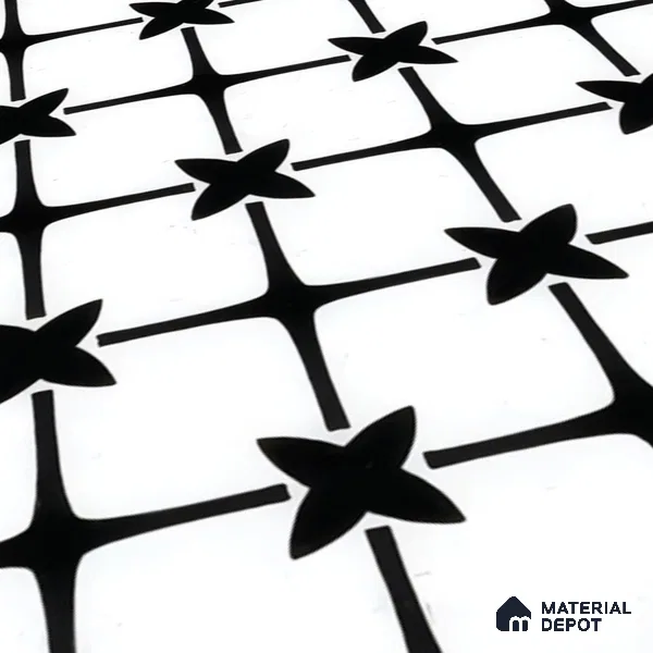 Moroccan Wall & Floor Tile TL 05177 Zellige Moroccan Starlight Multi Colour 1 ft x 1 ft Porcelain Matte Finish - 9 mm | Suitable for Kitchen, Bathroom, Entryway | Please Expect a Slight Variation of Pattern
