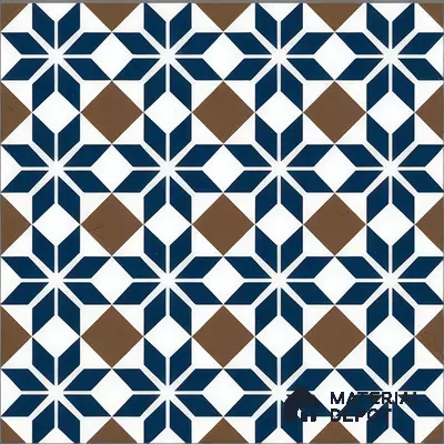 Moroccan Tile TL 05178 B Zellige Monochrome Blue Multi Colour 1 ft x 1 ft Vitrified Matte Finish - 9 mm | Suitable for Kitchen, Bathroom, Balcony Floor & Wall | Please Expect a Slight Variation of Pattern