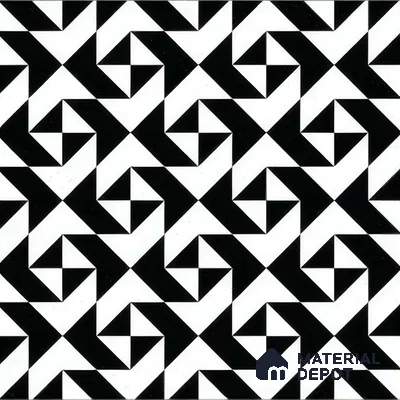 Moroccan Tile TL 05200 Zellige Starry Medina Multi Colour 1 ft x 1 ft Vitrified Matte Finish - 9 mm | Suitable for Kitchen, Bathroom, Balcony Floor & Wall | Please Expect a Slight Variation of Pattern (Sample)