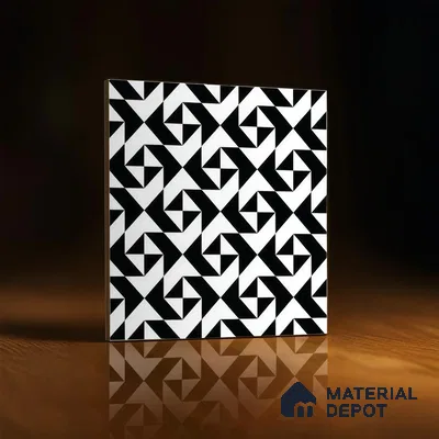 Moroccan Tile TL 05200 Zellige Starry Medina Multi Colour 1 ft x 1 ft Vitrified Matte Finish - 9 mm | Suitable for Kitchen, Bathroom, Balcony Floor & Wall | Please Expect a Slight Variation of Pattern (Sample)
