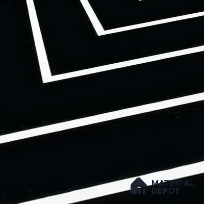 Moroccan Wall & Floor Tile TL 05203 Zellige Noir Wave Lines Multi Colour 1 ft x 1 ft Porcelain Matte Finish - 9 mm | Suitable for Kitchen, Bathroom, Balcony | Please Expect a Slight Variation of Pattern