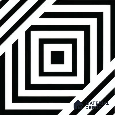 Moroccan Wall & Floor Tile TL 05206 Zellige Illusional Box Multi Colour 1 ft x 1 ft Vitrified Matte Finish - 9 mm | Suitable for Kitchen, Bathroom, Entryway | Please Expect a Slight Variation of Pattern