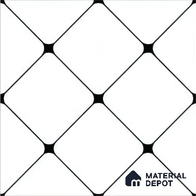 Moroccan Tile TL 05210 Zellige Weaved Web Multi Colour 1 ft x 1 ft Vitrified Matte Finish - 9 mm | Suitable for Kitchen, Bathroom, Balcony Floor & Wall | Please Expect a Slight Variation of Pattern (Sample)