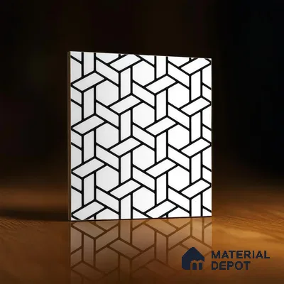 Moroccan Tile TL 05211 Zellige Penrose Passion Multi Colour 1 ft x 1 ft Vitrified Matte Finish - 9 mm | Suitable for Kitchen, Bathroom, Balcony Floor & Wall | Please Expect a Slight Variation of Pattern (Sample)